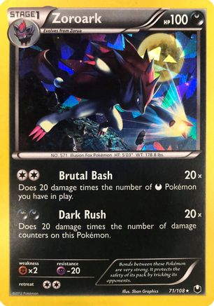 Zoroark (071/108) - DE  - Holo Rare - Holofoil