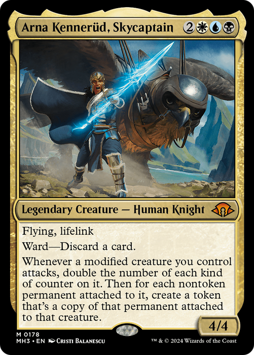 Arna Kennerüd, Skycaptain (MH3-178) - mythic - Foil