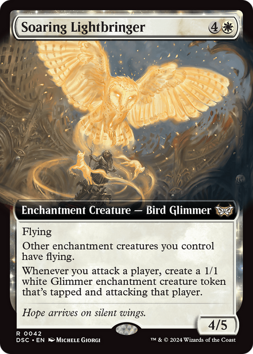Soaring Lightbringer (DSC-042) - rare: (Extended Art, nyxtouched)