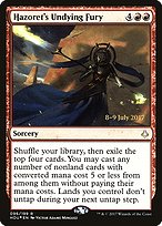 Hazoret's Undying Fury (PRE-96S) - rare - Foil