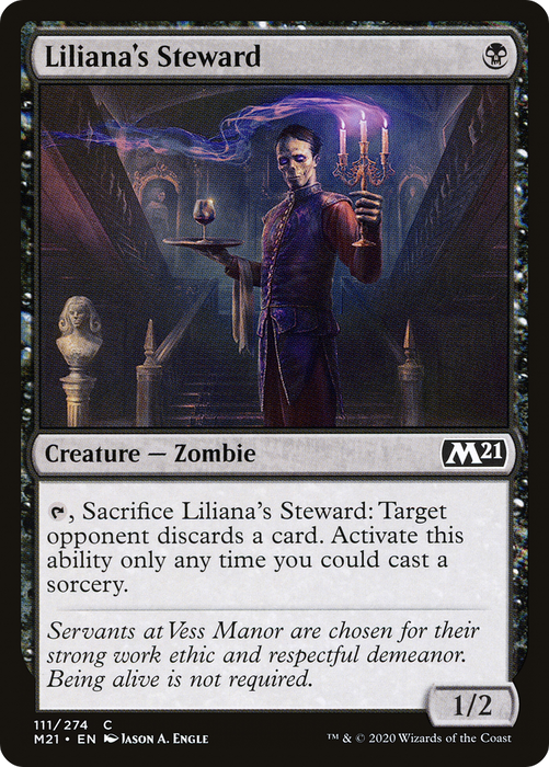 Liliana's Steward (M21-111) - common - Foil