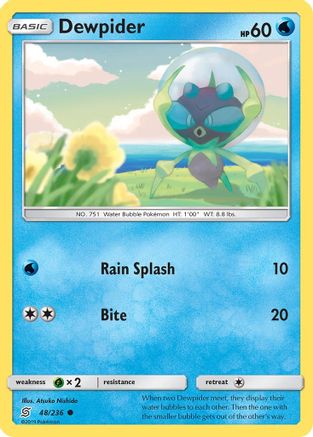 Dewpider (048/236) - SUM  - Common - Reverse Holofoil