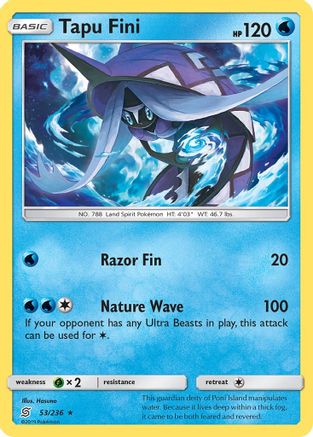 Tapu Fini (053/236) - SUM  - Rare