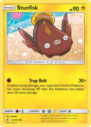 Stunfisk (067/236) - SUM  - Common - Reverse Holofoil