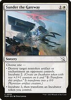 Sunder the Gateway (MOM-039) - common - Foil