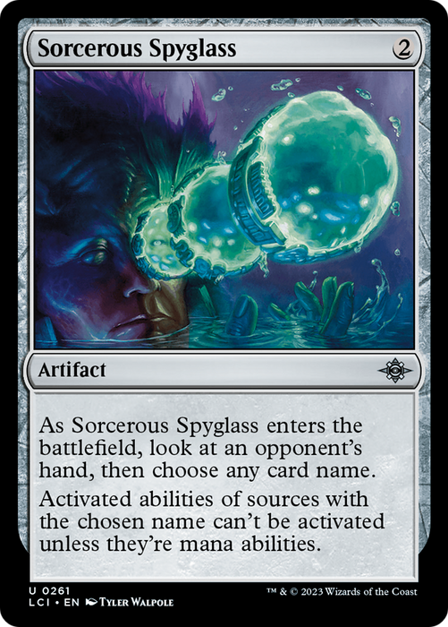 Sorcerous Spyglass (LCI-261) - uncommon - Foil