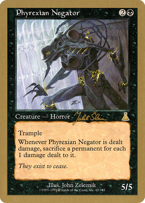 Phyrexian Negator (WCD-JS65) - rare