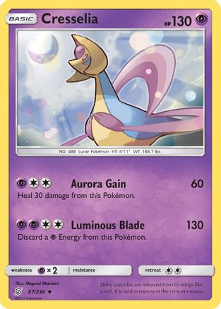 Cresselia (087/236) - SUM  - Uncommon - Reverse Holofoil