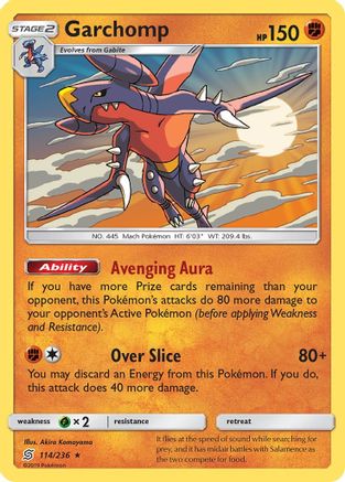 Garchomp (114/236) - SUM  - Holo Rare - Holofoil