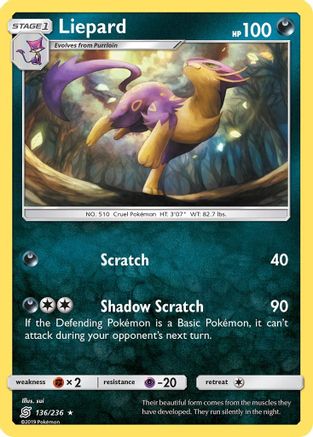 Liepard (136) - SUM  - Rare