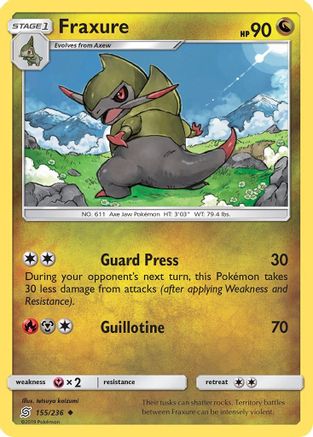 Fraxure (155/236) - SUM  - Uncommon