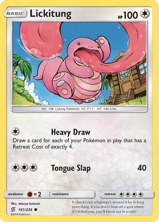 Lickitung (161/236) - SUM  - Common - Reverse Holofoil