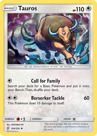 Tauros (164/236) - SUM  - Uncommon