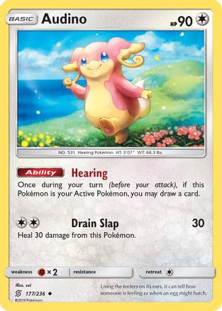 Audino (177/236) - SUM  - Uncommon