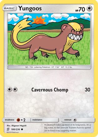 Yungoos (180/236) - SUM  - Common - Reverse Holofoil