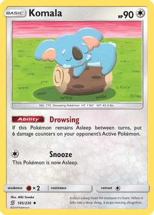 Komala (185) - SUM  - Uncommon - Reverse Holofoil