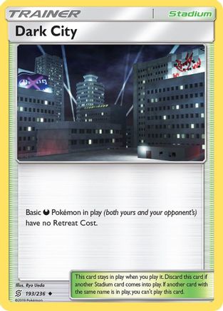 Dark City (193/236) - SUM  - Uncommon - Reverse Holofoil