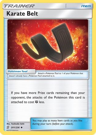Karate Belt (201/236) - SUM  - Uncommon - Reverse Holofoil