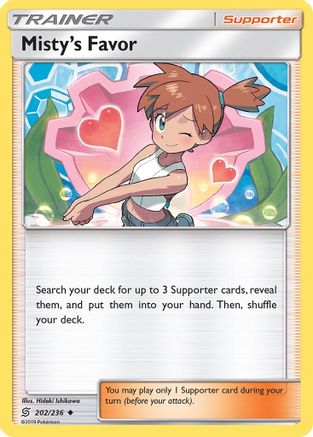 Misty's Favor (202/236) - SUM  - Uncommon