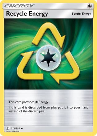 Recycle Energy (212/236) - SUM  - Uncommon - Reverse Holofoil