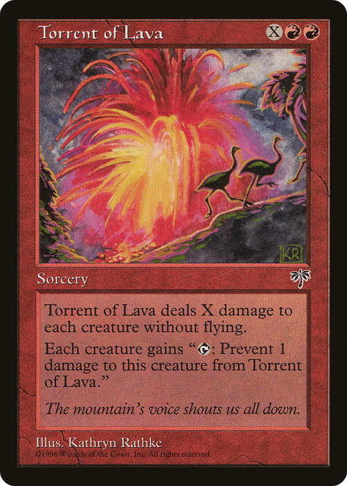 Torrent of Lava (MIR-199) - rare