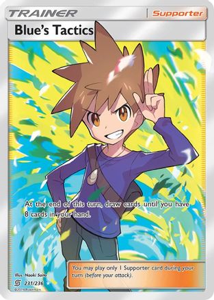Blue's Tactics (Full Art) (231) - SUM  - Ultra Rare - Holofoil