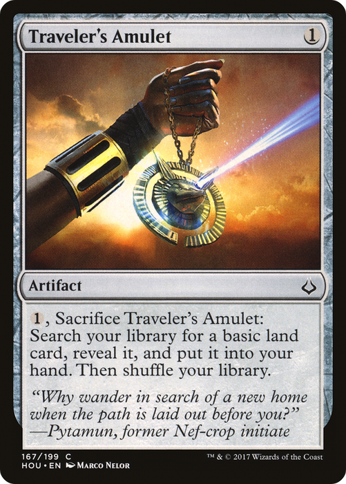 Traveler's Amulet (HOU-167) - common