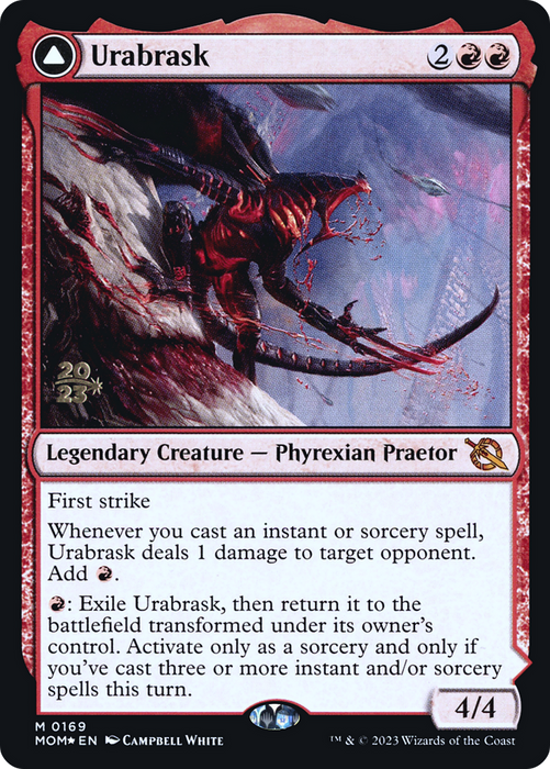 Urabrask // The Great Work (PRE-169S) - mythic - Foil
