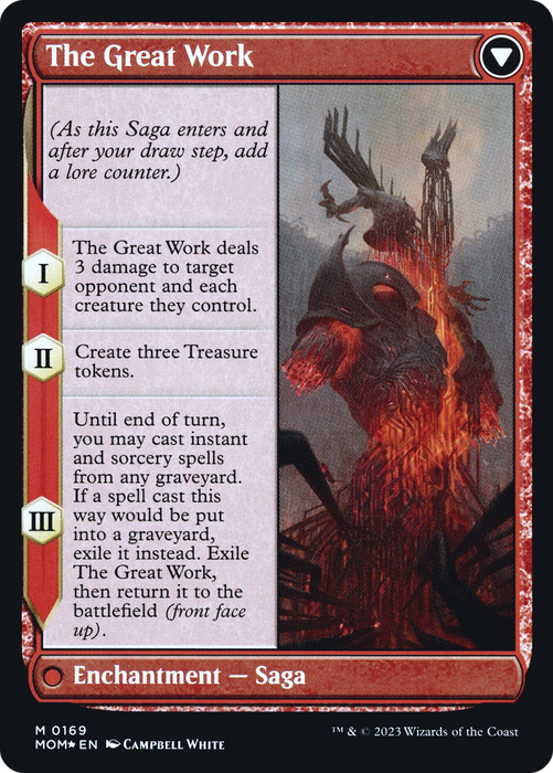 Urabrask // The Great Work (PRE-169S) - mythic - Foil