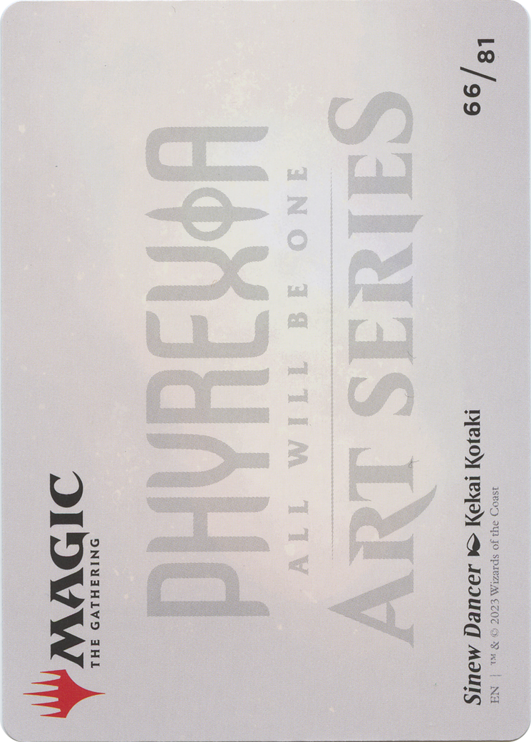 Sinew Dancer // Sinew Dancer (AONE-066) - common (Borderless) - Foil