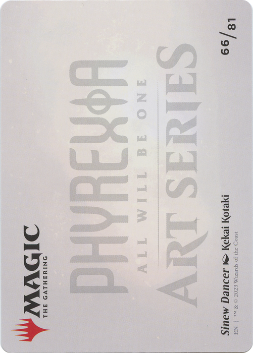 Sinew Dancer // Sinew Dancer (AONE-066) - common (Borderless) - Foil