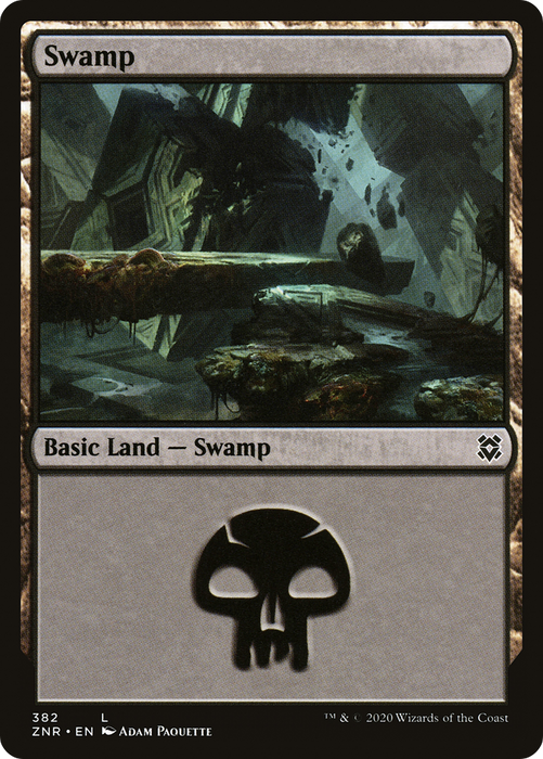 Swamp (ZNR-382) - common - Foil
