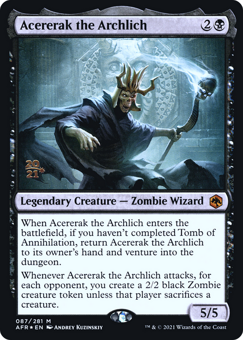Acererak the Archlich (PRE-87S) - mythic - Foil