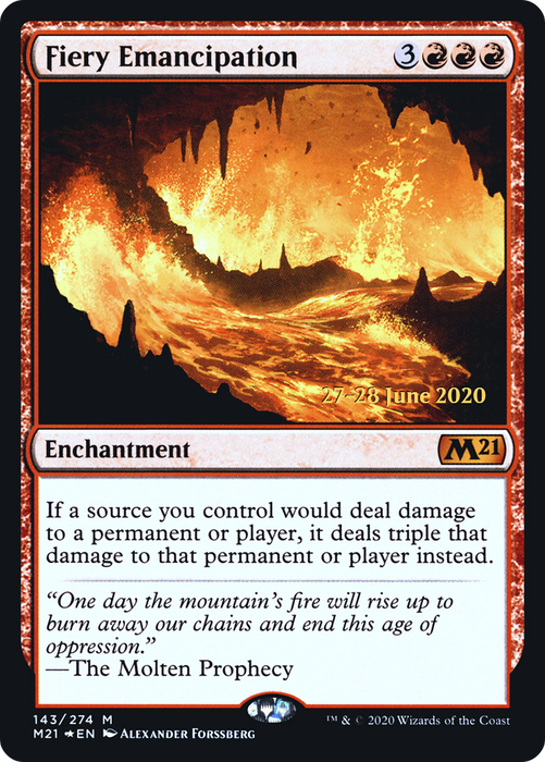 Fiery Emancipation (PRE-143S) - mythic - Foil