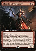 Bloodthirsty Adversary (MID-351) - mythic: (Extended Art)