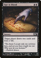 Sign in Blood (M10-112) - common - Foil
