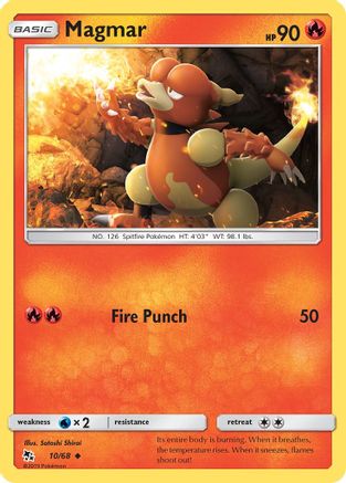 Magmar (010/68) - HF  - Uncommon - Reverse Holofoil