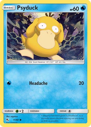 Psyduck (011/68) - HF  - Common - Reverse Holofoil