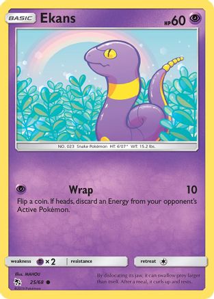 Ekans (25) (025/68) - HF  - Common - Reverse Holofoil