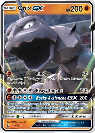 Onix GX (036/68) - HF  - Ultra Rare - Holofoil