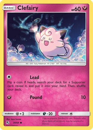 Clefairy (38) (038/68) - HF  - Common - Reverse Holofoil