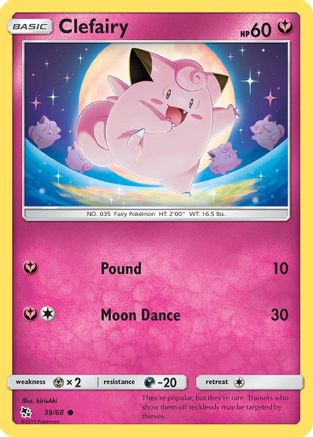 Clefairy (39) (039/68) - HF  - Common - Reverse Holofoil