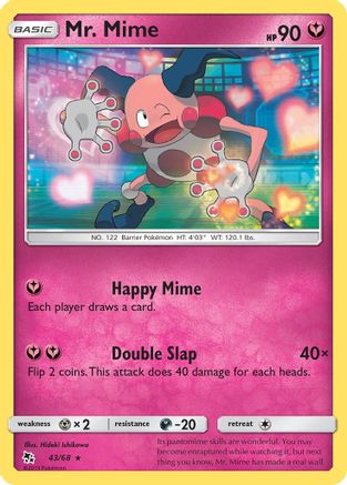 Mr. Mime (043/68) - HF  - Rare