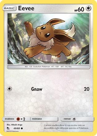 Eevee (49) (049/68) - HF  - Common - Reverse Holofoil