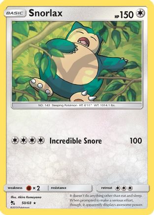 Snorlax (050/68) - HF  - Rare