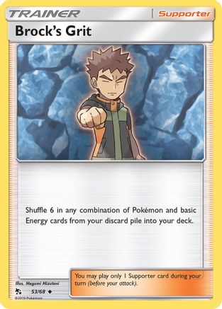 Brock's Grit (053/68) - HF  - Uncommon - Reverse Holofoil
