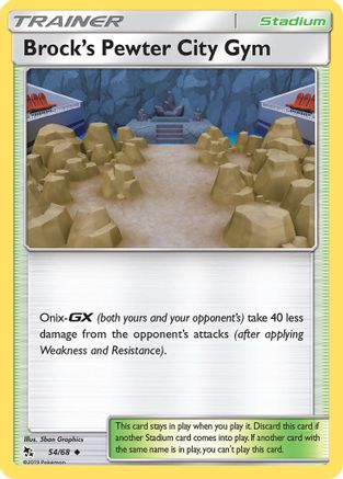 Brock's Pewter City Gym (054/68) - HF  - Uncommon