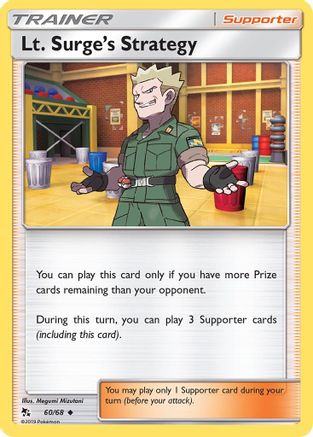 Lt. Surge's Strategy (060/68) - HF  - Uncommon - Reverse Holofoil