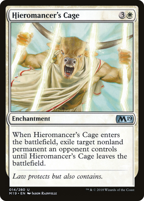 Hieromancer's Cage (M19-014) - uncommon
