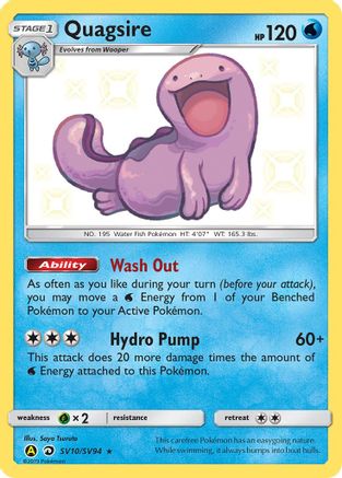 Quagsire (SV10/SV94) - HFSV  - Shiny Holo Rare - Holofoil